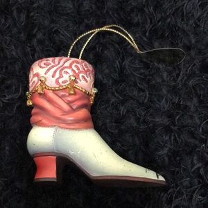 “Princess Paisley” Heirloom Ornament Shoe/Boot Decor